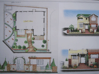 手書き＋３Ｄパースプランニング図面４